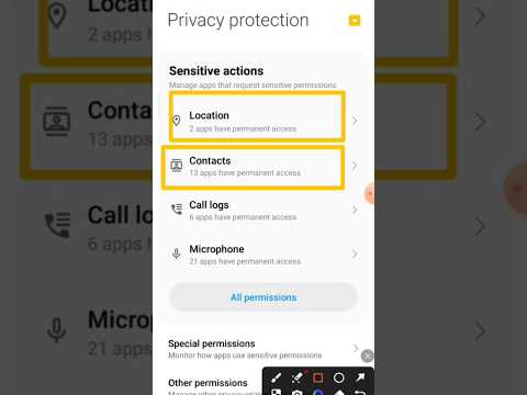 privacy protection settings