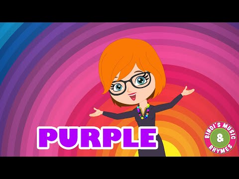 Purple Colour Song for kids | Learn Colours | Rhymes for Children | Bindi's Music & Rhymes