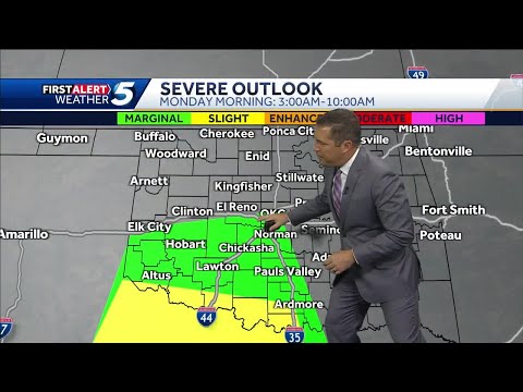 TIMELINE: Cold, wet weather expected for much of Oklahoma in the coming days