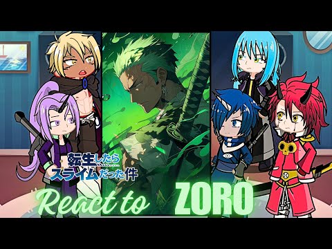 Rimuru Tempest react to Zoro | Luffy gear 5 Strawhat | Gacha life 2 | Onepiece | Shanks