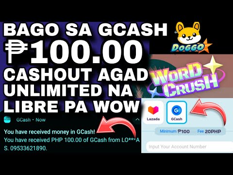 FREE ₱100 GCASH CASHOUT AGAD! DOGGO AND WORDCRUSH APP REVIEW | LEGIT EARNING APP GCASH