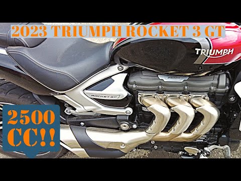 23 Triumph Rocket 3 GT REVIEW and TEST RIDE!! 2500 CC MONSTER BIKE