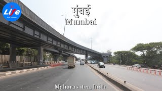 Eastern Express Highway 4K - Driving Mumbai City INDIA