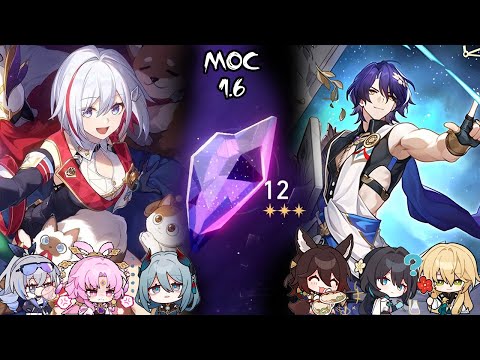 Topaz & Dr. Ratio Hyper | 1.6 Memory of Chaos Floor 12 3⭐Clear - Honkai Star Rail