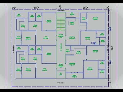 Appartment plan with lift east facing s+g+3@engineerksk