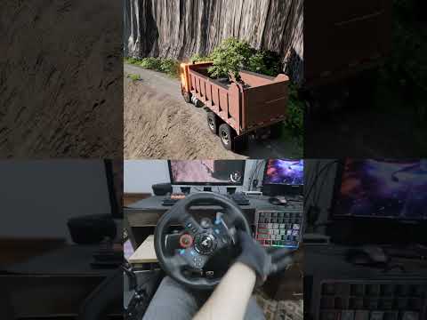 Delivery on a Death Track #shorts #gaming #truck #fyp #viral #simulator