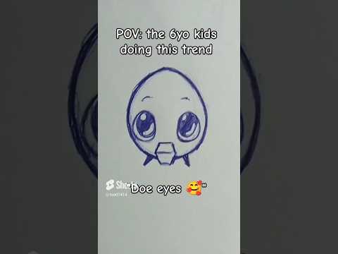 doe eyes 👀 siren eyes 👹 #artmeme #funny #drawing #sketch #fyp