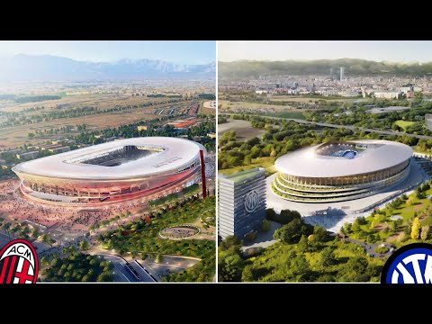 New AC Milan Stadium in San Donato and Inter Milan’s New Stadium