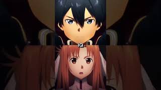 Kirito vs Asuna | Who is strongest?! #anime #swordartonline #whoisstrongest #kirito #asuna