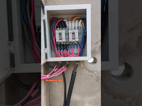 3 phase energy meter connection #youtubeshorts #shorts