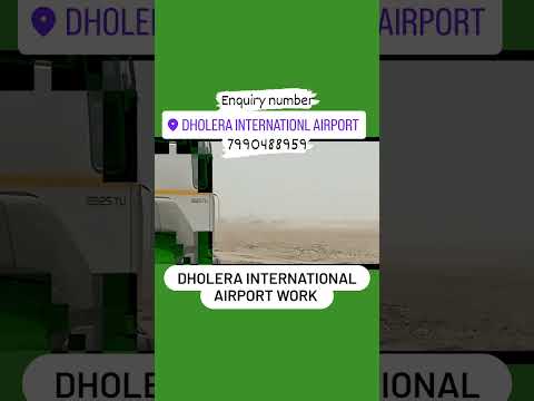 DHOLERA INTERNATIONAL AIRPORT LAND FILLING WORK