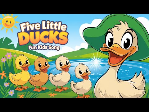 Five Little Ducks - Nursery Rhymes for Kids - Fun Counting Songs & Children's Music