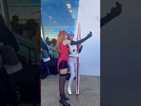 Evangelion Rei and Asuka cosplay#animation#anime#evangelion#reiayanami#animeedit#video#evangelion