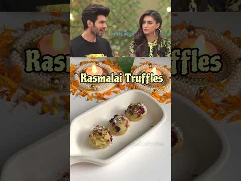 kartik Aaryan’s Favourite Rasmalai with some twist | Rasmalai Truffles  #diwalisweets #shorts