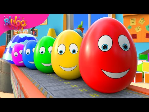 Surprise Eggs Kids Song | BluLoo Nursery Rhymes & Kids Songs