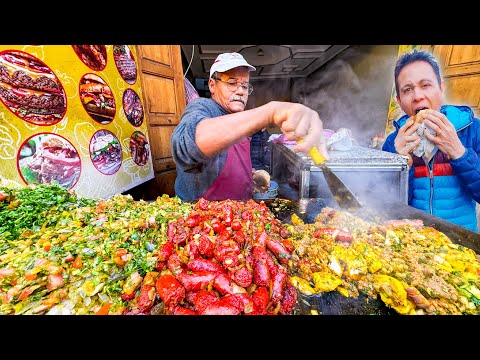 $1.49 Morocco Fast Food - SANDWICH KING!! 🥙 Marrakesh Street Food Tour!