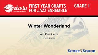 Winter Wonderland, arr. Paul Cook – Score & Sound