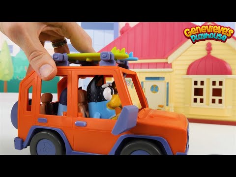 Best Toy Videos for Kids - Bluey Gets a New House & Bluey Goes to School with Peppa Pig!