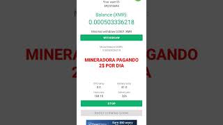 Mineiradora pagando 2 dólares por dia. #mineração #btc #xmr #miningbchgratis #miningapp #mining