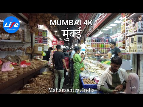 MUMBAI Crawford Market Walking Tour • 4K HDR