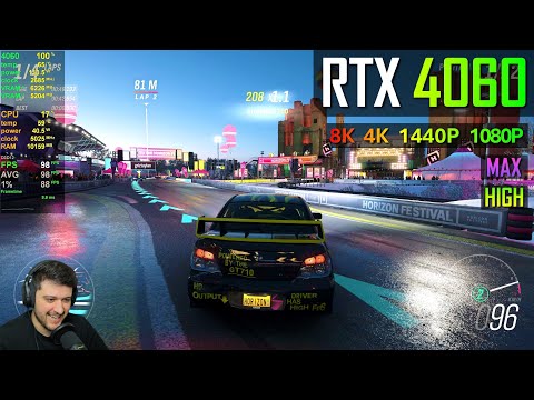 Forza Horizon 4 on the RTX 4060 8GB!