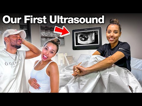 OUR FIRST ULTRASOUND.. ARE WE HAVING TWINS AGAIN??😍