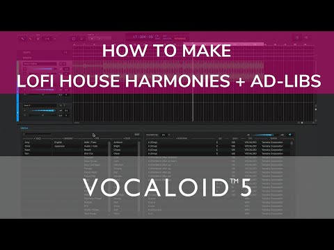 VOCALOID5 | How To Make Lofi House Harmonies + Ad-libs