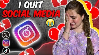 I QUIT SOCIAL MEDIA ! 💔😭🙏@RabeecaKhan @RabeecaKshorts