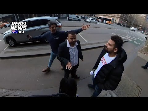 Syrian man CONFRONTS Avi Yemini on the street in Melbourne