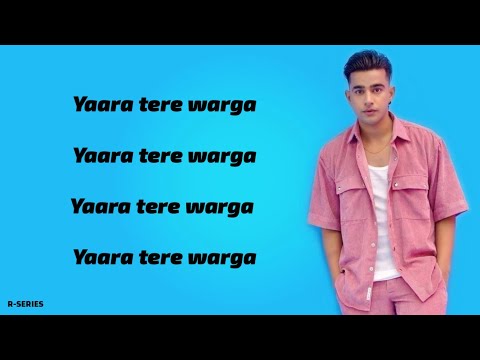 Yaara Tere Warga (Lyrics) - Jass Manak | Sunidhi Chauhan | Punjabi Song 2020