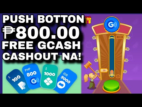 PLAY PUSH THE BOTTON AND EARN FREE ₱800 GCASH TODAY! LEGIT EARNING APP GCASH