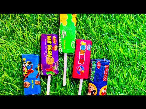 Some popular Candies in the World | New Milk Bottle | mini Cooking | Ice Cream Pop It | Asmr Coca