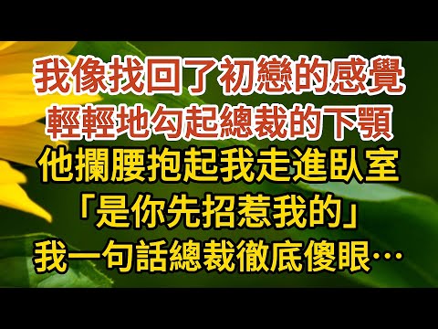 《闪婚总裁》第06集：我像找回了初戀的感覺，輕輕地勾起總裁的下顎，他攔腰抱起我走進臥室，「是你先招惹我的」，我一句話總裁徹底傻眼…… #戀愛#婚姻#情感 #愛情#甜寵#故事#小說#霸總