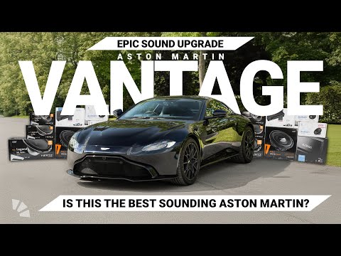 How We Installed 10 Inch Sub and Speakers | Aston Martin Vantage Audio Upgrade