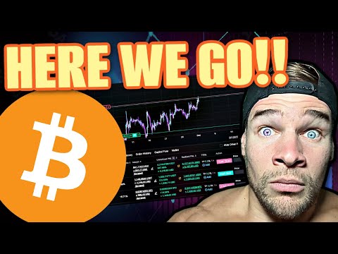 LIVE TRADING - BITCOIN IS ABOUT TO MOVE!!!!!  ($200,000.00 BTC LONG Trade)