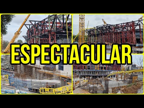 🔴OBRAS CAMP NOU (7 de Octubre)⚠️Muchísimas novedades ,comienzan el segundo nivel del parking