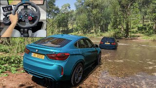 BMW X6 M & and X5 M | OFFROAD CONVOY | Forza Horizon 5 | (Steering Wheel + Shifter) Gameplay