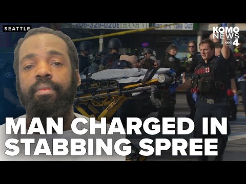 Man charged for 'violent, random' Seattle mass stabbing spree