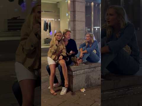 Swedish girls at night #sweden #nightlife #shorts #viral #shortsfeed #stockholm #night #party #2024