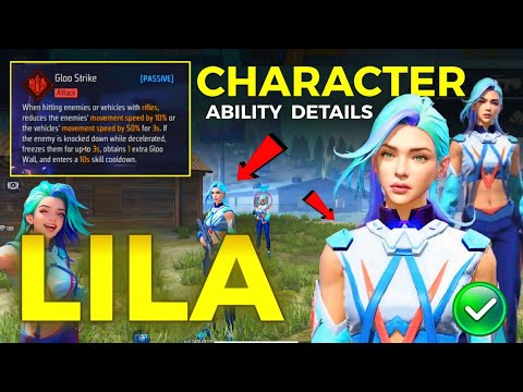 Lila character free fire | lila character ability | OB46 new character free fire