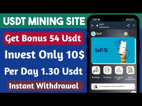 Sofi Mall | New Usdt Earning Site | Usdt Money Making Website | Free Usdt Mining | Usdt Earning