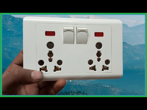 Double Power Socket Board Wiring  in hindi  || Double Power Socket Connection | Power Socket Connect