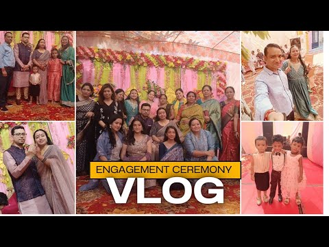 Engagement ceremony/ Family function/ Engagement vlog/ family vlog/ Engagement Party मे किया Enjoy/