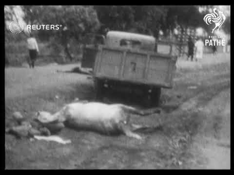 Vivid pictures of air attacks and retreating soldiers in first attack on international cit...(1937)