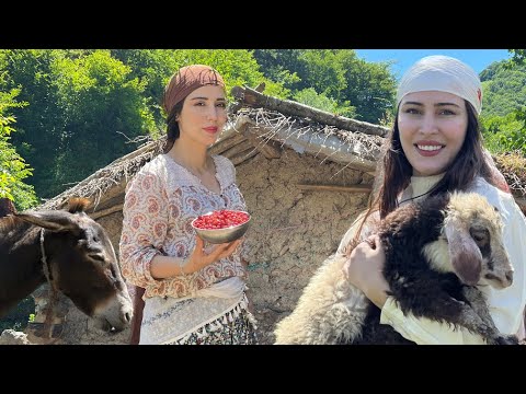 Village women cook a delicious meal with fish caught from the river!