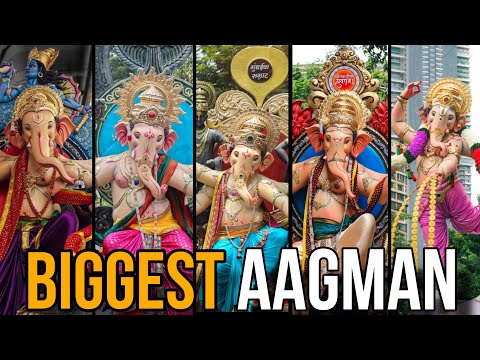 Mumbai's Biggest Ganpati Maha Aagman Sohala 2024 | Grand Arrival Of Lord Ganesha In Mumbai