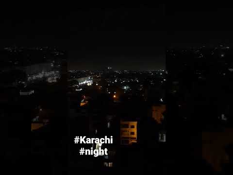 Karachi in the night. #karachi #night #beautiful