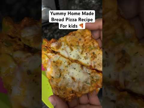 Bread Pizza Recipe For Kids #yummy #pizza #recipe