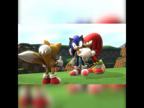 Sonic x Knuckles & Friends VS Security Breach #sonic #fnaf #shorts