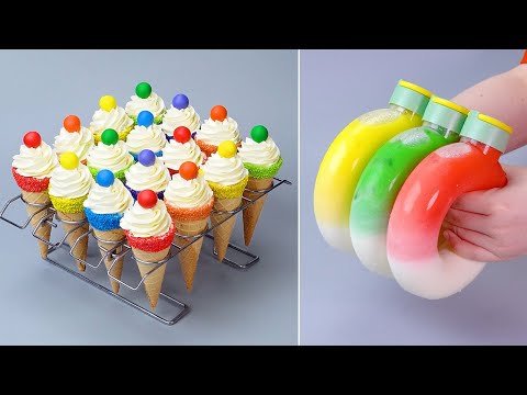 Satisfying Cake and Dessert You Shoud Try |  How To Make Rainbow Cake Decorating Ideas